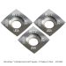 CARBIDE INSERTS, 12MM X 12MM 50MM RADI, 3-PACK