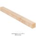 HARD MAPLE 3” x 3” x 36” 1-PIECE