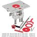 Quicklift 350 - Aluminum Plate - Fits 3.5" router motors