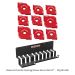 Chamfer and Radius Quick Jig Set - All 6 Radius Jigs and all 3 Chamfer Jigs with Rack-itRQJ-DELUXE