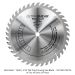 Ultra-Shear 10 x 40 Flat Top Groover Saw Blade, 3/16" Kerf, 5/8" Arbor