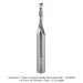 SOLID CARBIDE DOWN CUT 2-FL, 1/4" SH, 1/8" D, 1/2" CL, 2.0" OAL