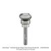 CARBIDE TIPPED FINGER GRIP GROOVE, ROUND, 2-FLUTE, 1/4"SH, FOR 3/4" THICK BOARD