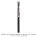 SLOW SPIRAL DOWN CUT 1/4"SH, 1/4" DIA, 3/4" CL, 2-1/2"OAL, 3-FLUTE