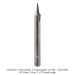 SOLID CARBIDE ENGRAVING BIT, 2-FL, 1/4" SH, 15 DEG, 1/16" FLAT, 2-1/2" OAL