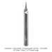 SOLID CARBIDE ENGRAVING BIT, 1-FL, 1/4" SH, 15 DEG, 1/32 FLAT TIP, 2-1/2" OAL