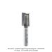 CARBIDE TIPPED HINGE MORTISING BIT, 2-FL, 1/4" SH, 1/2" D, 3/4" CL, 2" OAL