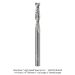 HIGH SPEED STEEL UP CUT SPIRAL , 2-FL, 1/4" SH, 1/4" DIA, 1" CL, 3" OAL OPEN BOX
