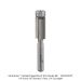 CARBIDE TIPPED FLUSH TRIM BIT 2-FL, 1/4" SH, 3/8" D, 3/4" CL, 2-3/16" OAL