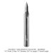 SOLID CARBIDE ENGRAVING BIT, 2-FL, 1/4" SH, 60 DEG, 3/8 CL, 2" OAL