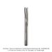 HIGH PERFORMANCE SOLID CARBIDE DOWN-CUT PLYWOOD BIT, 2-FLUTE, 1/4" SH, 6mm DIA, 5/8" CL, 2-1/2" OAL, SUPER-C CARBIDE