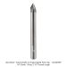 SOLID CARBIDE ENGRAVING BIT, 3-FL, 1/4" SH, 50 DEG, PENCIL TIP, 2-1/2" OAL