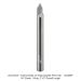 SOLID CARBIDE ENGRAVING BIT, 1-FL, 1/4" SH, 60 DEG, PENCIL TIP, 2-1/2" OAL