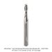 SOLID CARBIDE UPCUT 2-FL, 1/4"SH, 7/32" DIA, 3/4" CL, 2-1/2" OAL