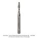 SOLID CARBIDE UPCUT, 2 FL, 1/4" SH, 5mm DIA, 3/4" CL, 2-1/2" OAL