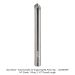 SOLID CARBIDE ENGRAVING BIT, 3-FL, 1/4" SH, 90 DEG, PENCIL TIP, 2-1/2" OAL