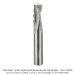 SOLID CARBIDE UP-CUT CHIP BREAKER, 3-FL, 1/2" SH, 1/2" DIA, 1-1/8" CL, 3-1/2" OAL, SUPER-C CARBIDE
