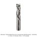 SOLID CARBIDE SHORT UP CUT COMPRESSION, 1/2" SH, 3-FL, 1/2" DIA, 1-1/4" CL, 3" OAL
