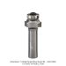 CARBIDE TIPPED ROUND OVER, 2 FL, 1/4" SH, 1/8" RAD