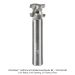 CARBIDE HEAD HALF-ROUND, 2-FL, 1/2" SH, 5/32" RAD, 5/16" OPENING