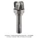 CARBIDE HEAD BIG BOWL BIT, 3 FL, 1/2" SH, 1" DIA, 5/8" CL, 3/16" RAD, 2-7/8" OAL