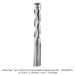 SOLID CARBIDE FLUSH TRIM UP CUT 3-FL, 1/2"SH, 1/2" D, 2" CL, 4-1/2" OAL