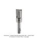 CARBIDE TIPPED PLUNGING TEMPLATE BIT, 2-FL, 3/4" D, 1" CL, 1/2" SH, 3"OAL