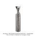 SOLID CARBIDE SPIRAL DOVETAIL, 2-FL UP-CUT, 1/2" SH, 1/2" DIA, 14 DEG, .563" CL