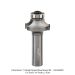 CARBIDE TIPPED ROUND OVER, 2-FL, 1/2" SH, 1/4" RAD, 5/8" BEARING