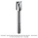 CARBIDE HEAD EXTEND LENGTH SLOW UP-CUT, 2-FL, 1/2" SH, 3/4" DIA, 7/8" CL, 3-7/8" OAL