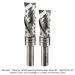 CARBIDE HEAD COMPRESSION PATTERN 2-PC SET, 3/4" DIA, 1/2" SH