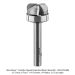 CARBIDE TIPPED EXTENDED REACH BOWL BIT, 3-FLUTE, 1/2" SH, 1-1/4" DIA, 1/2" CL, 1/4" RADIUS, 3-1/2" OAL