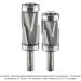 CARBIDE TIPPED JUMBO COMPRESSION, 3-FLUTE, DUAL BEARING, 2-PC SET