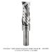 SOLID CARBIDE PATTERN COMPRESSION, 2+2-FL, 1/2" SH, 3/4" DIA, 2" LOC, 4" OAL
