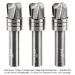 CARBIDE HEAD DEEP REACH BOWL BIT, 3FL, 1/2" SH, 3/4" DIA, 3PC SET