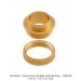 TEMPLATE GUIDE BUSHING 13/16" ID, 1" OD, 7/32" LENGTH - FOR JUICE GROOVE BITS - OPEN BOX