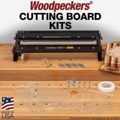 Display of all components of Small Cutting Board Kit.