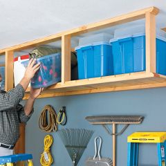 Woodsmith Overhead Storage Loft Plan 