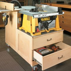 Woodsmith Table Saw/Router Table Cart Plan  