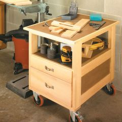 Woodsmith Two-Drawer Shop Cart Plan  