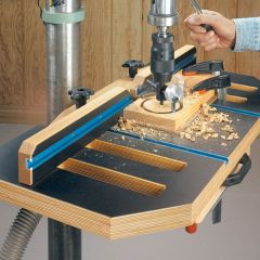 Woodsmith Woodworking Drill Press Table Standard Plan & Premium Shop Drawings 
