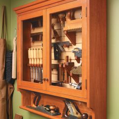 Woodsmith Fine-Tool Cabinet Standard Plan & Premium Shop Drawings 
