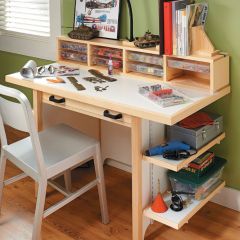 Woodsmith Hard-Working Hobby Bench Standard Plan & Premium Shop Drawings
