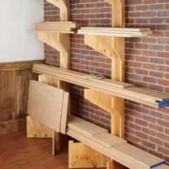 Woodsmith Folding Lumber Racks Plan  