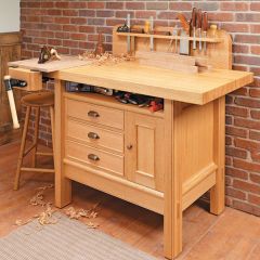 Woodsmith Heirloom Workbench Standard Plan & Premium Shop Drawings 