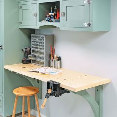 SN11934 This space-saving worksurface can handle just about any woodworking task you throw at it.