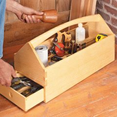 Woodsmith Dovetailed Tool Tote Plan 