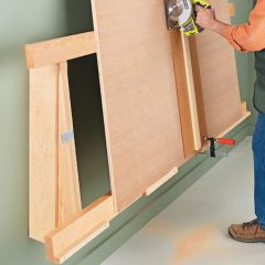 SN12130 Save floor space in your shop and quickly cut your sheet goods by building this Low-Profile Cutting Rack.