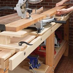 Woodsmith Bench Rail Standard Plan & Premium Shop Drawings 
