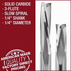 slow spiral router bit